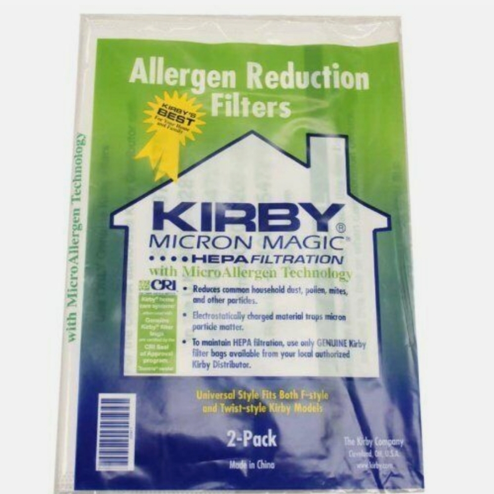 New ☆ Kirby Micro Allergen reduction filter 2-pack bags
